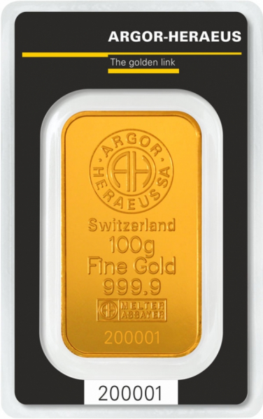 100 gram Gold Bar